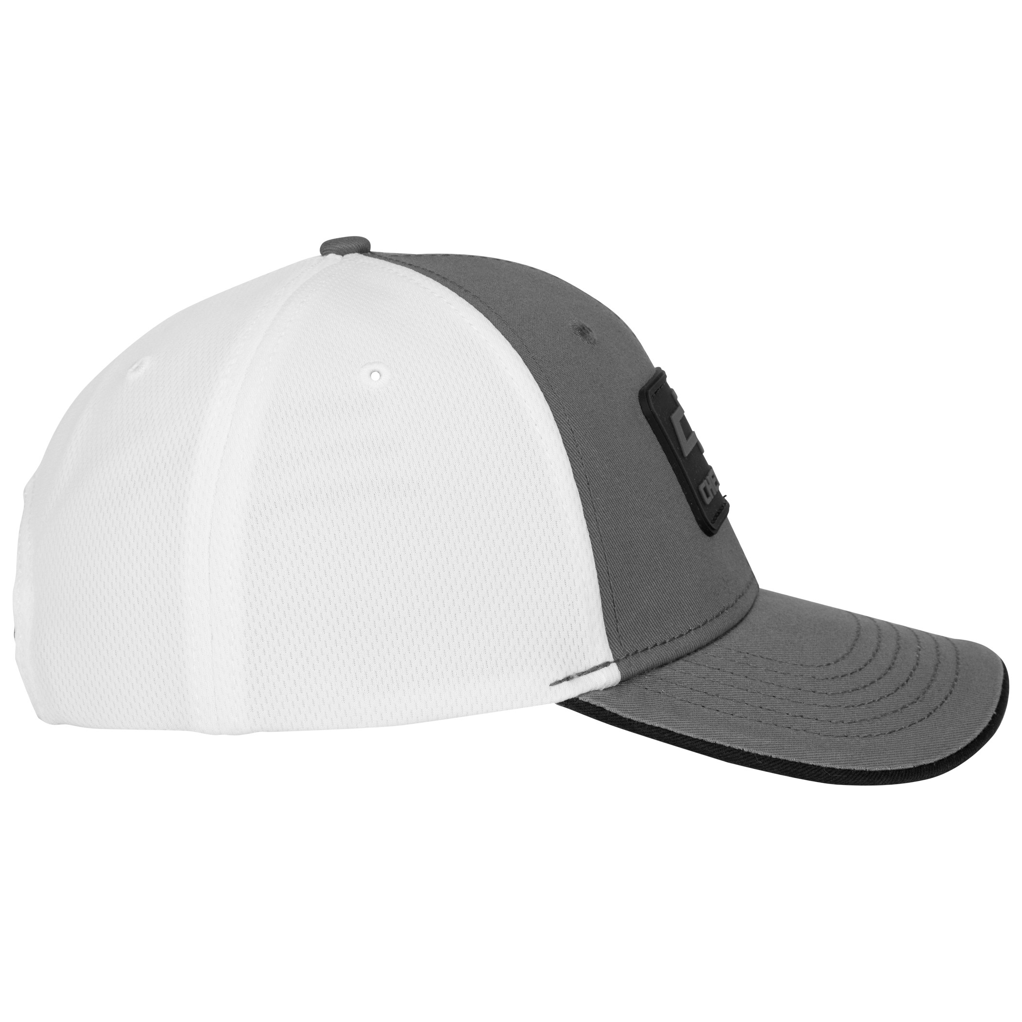 Chevy Chevrolet Rubber Patch Logo Grey Colorway Mesh Back Hat